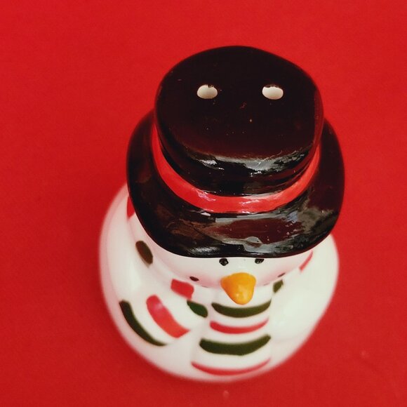 Vintage Salt Pepper Snowman Shaker - Picture 3 of 12